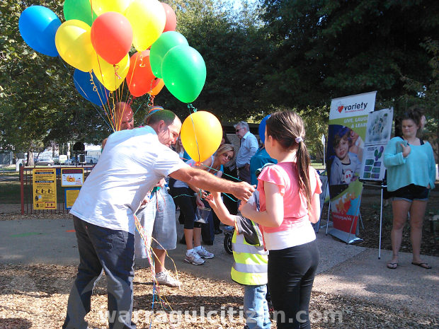 joe gauci balloons burke street park warragul citizen william kulich