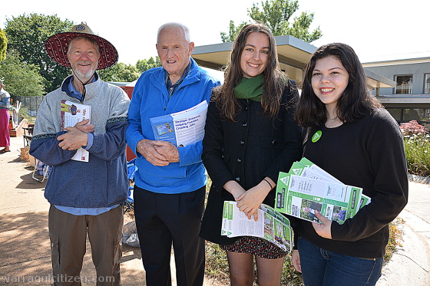 election day st pauls campaigners warragul baw baw citizen by william pj kulich
