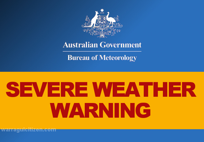 bom severe weather warning