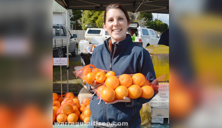 Aimee Fisher oranges warragul market warragul baw baw citizen by william pj kulich b
