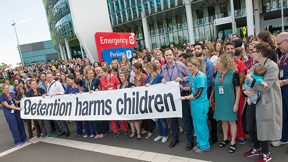 rch children in detention protest image from rch website